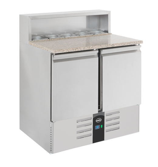 Pizzawerkbank 2 deuren - Combisteel 7950.0070