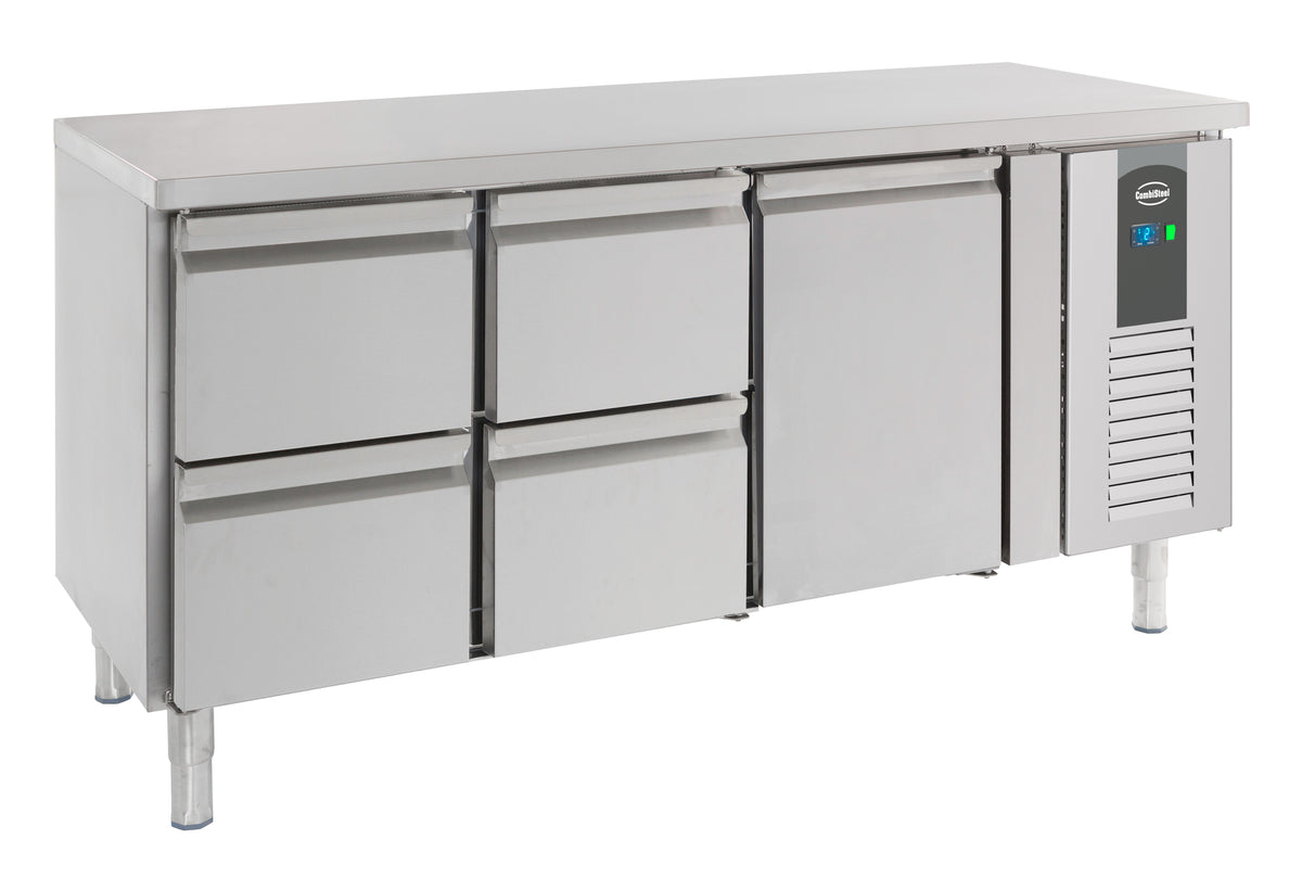 Refrigerated counter 1DRS 4 drawers - 1795x700 mm - Combisteel 7950.0215