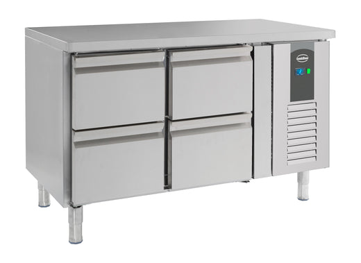 Koelwerkbank 4 laden - 1360x700 mm - Combisteel 7950.0225