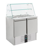 GEKOELDE SALADETTE GLASOPSTAND 2 DRS - 7950.0400