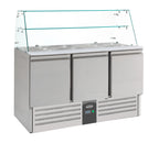 GEKOELDE SALADETTE GLASOPSTAND 3 DRS - 7950.0405