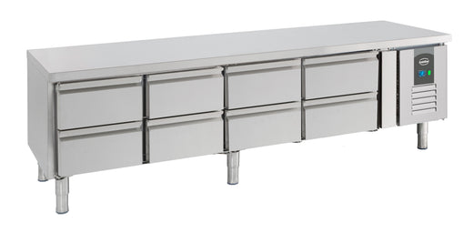 Koelwerkbank 650 hoog 8 laden - Combisteel 7950.0455