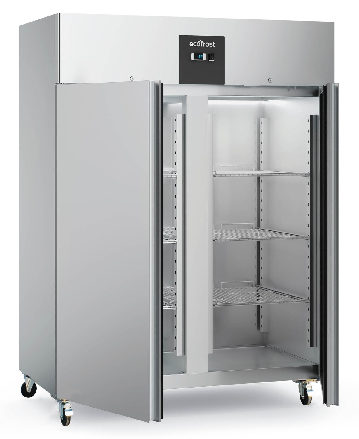 Stainless steel freezer cabinet 2 doors - Combisteel 7950.5020