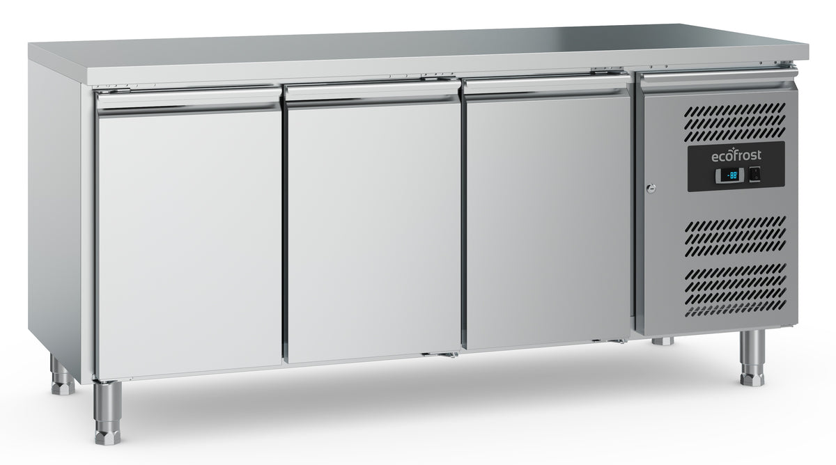 Refrigerated counter 3 doors with adjustable legs - 1795x700 mm - Combisteel 7950.5040