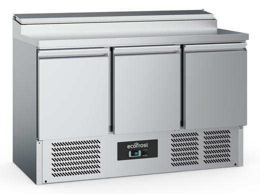 Saladette 3 deuren 8x1/6 GN pan - Combisteel 7950.5060