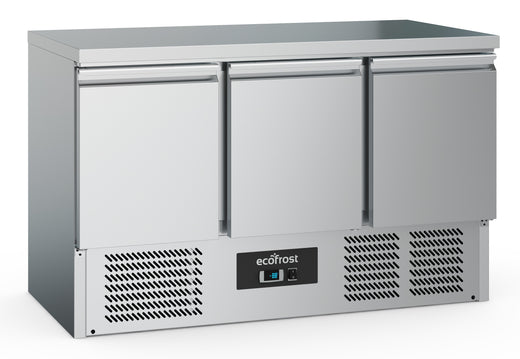 Koelwerkbank 3 deuren - Combisteel 7950.5080