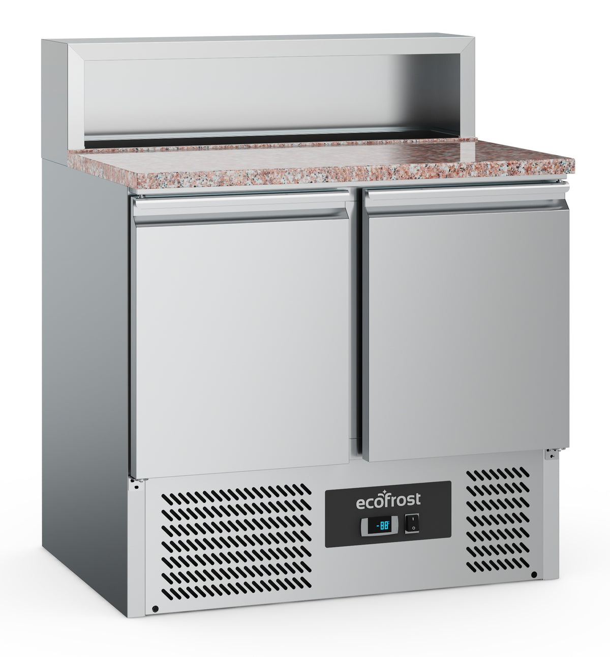 PIZZAWERKBANK 2 DEURS 5x1/6GN PAN - 7950.5090