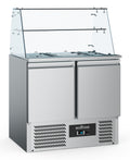 GEKOELDE SALADETTE GLASOPSTAND 2 DRS - 7950.5105