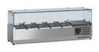 GEKOELDE OPZETVITRINE 1/4 GN x 5 - 7950.5115