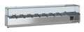 GEKOELDE OPZETVITRINE 1/4 GN x 8 - 7950.5121
