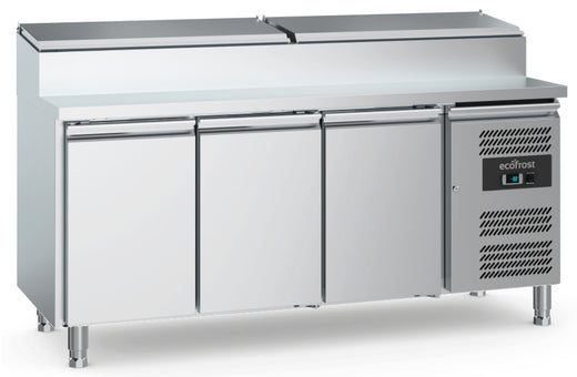 Saladette 3 deuren 8x1/3 GN pan - Combisteel 7950.5195