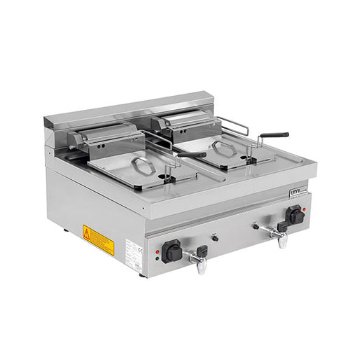 Elektrische friteuse 2x12 L Unninox E70DF20B - 2x9 kW