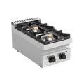 Unninox Gas Stove – 13kW – 2 Burners - G70C10B - G70C10B