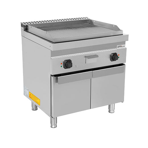 Elektrische bakplaat Unninox E70GP20K+G - geribd