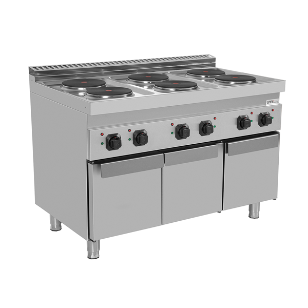 Unninox Electric Range with Doors 6 PL – E70C30-K - E70C30-K