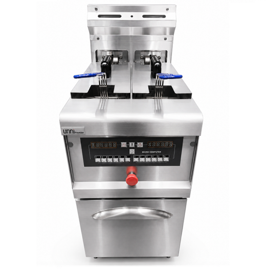Digitale friteuse Unninox FRT-E02-C - 2 × 13,5 L - 18 kW