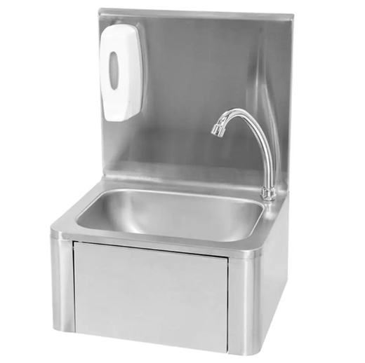 Handenwasbak + zeepdispenser Unninox THWR43