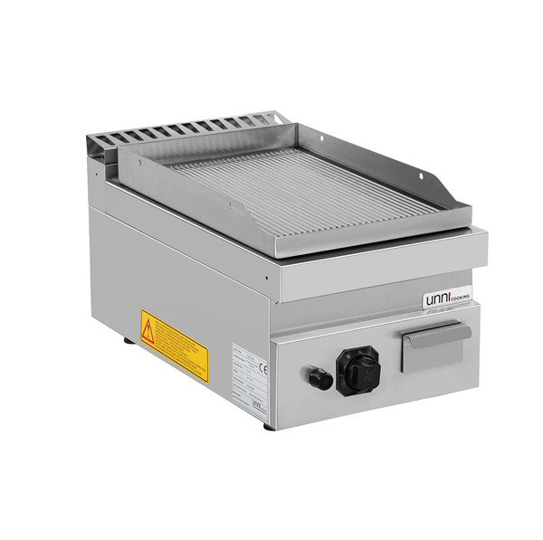 Unninox Griddle plate Gas– Grooved – G70GP10B+G - G70GP10B+G