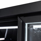 VRIESKAST 3 GLASDEUREN ZWART JDE-1530F BL **Let op, er is sprake van een hogere inschakelstroom waardoor een automaat met C karakteristiek noodzakelijk is.** - aanvullende productfoto 6