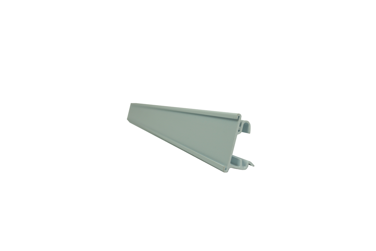 Price label holder white centre 7455.2205-2210-2220 7455.2410-2416-2430-2440 7455.2905-2920 - Combisteel 7455.2261