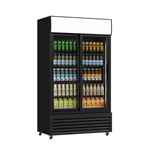 Koelkast met glazen schuifdeuren Unninox KLG730G - 760Ltr