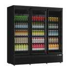 Unninox Refrigerator 3 Glass Doors - 1530Ltr - UNN187BTAH-1