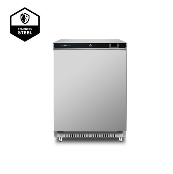 Unninox S/S Refrigerator – 200L – +2°C to +10°C - UNN200C-SS