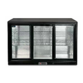 Unninox Barcooler Black Sliding Doors – 1350x525xH900mm - UNNB903DS