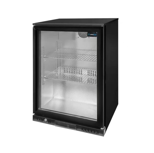 Unninox Barcooler Black 1 Door - 600x525xH900mm - UNNB901D