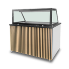 Unninox Bain-Marie Counter – 3x GN 1/1 – 123 × 82 × 85.5 cm - TUNBM128