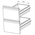 Unninox DRAWERSET 1/2 STANDARD - SET2-700