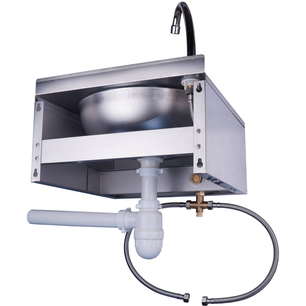 SARO Handwastafel met kniebediening, model Justin - afbeelding 2