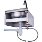 SARO Handwastafel met kniebediening, model Justin - afbeelding 2