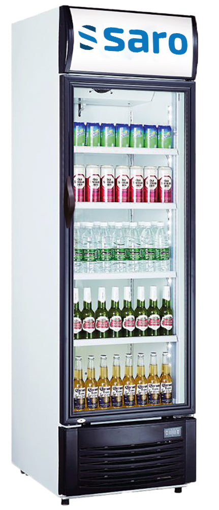 SARO Flessenkoeler met glasdeur model GTK 382