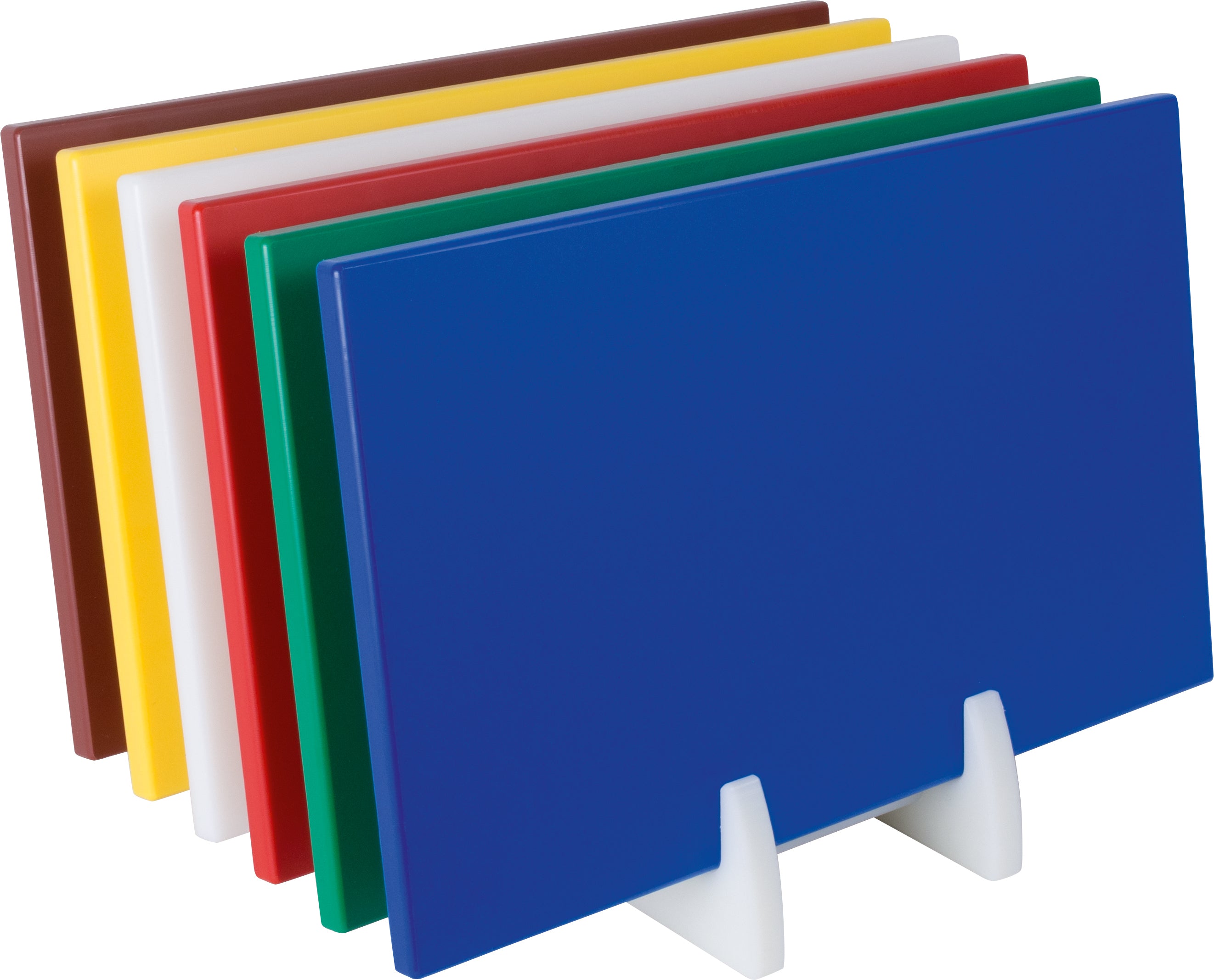 SARO Polyethyleen snijplank met anti slip voetjes Groen