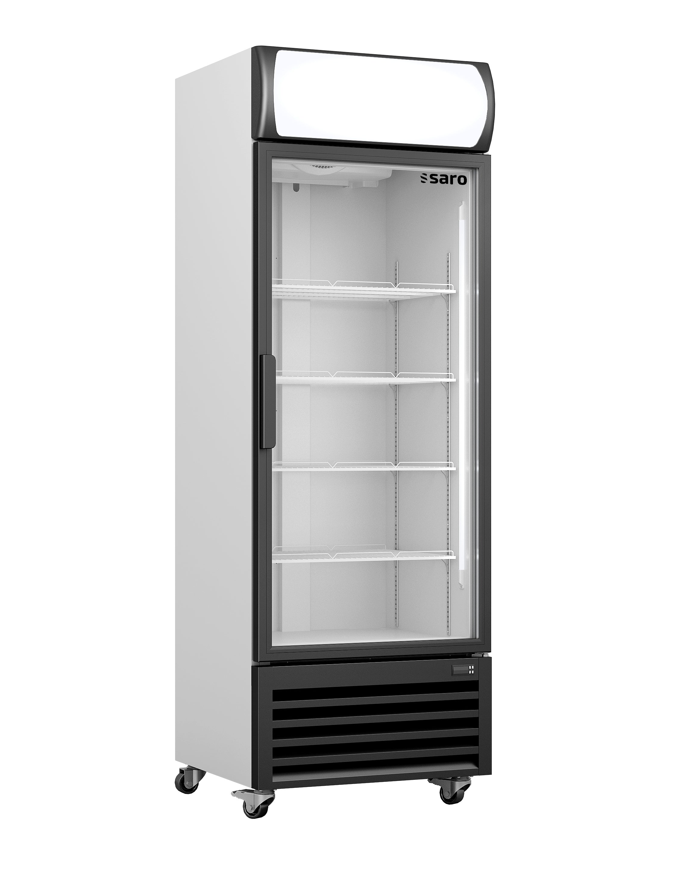 SARO Koelkast met glasdeur en reclame display model GTK 370