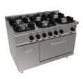 SARO Gasfornuis met gasbakoven model E7/KUPG6LN