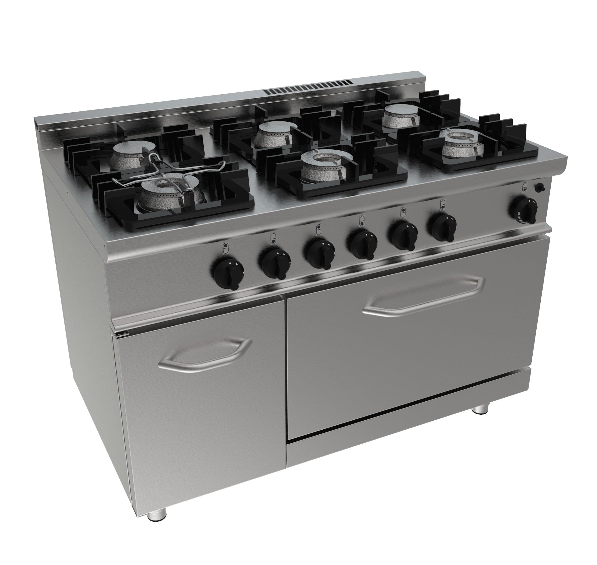 SARO Gasfornuis met gasbakoven model E7/KUPG6LN