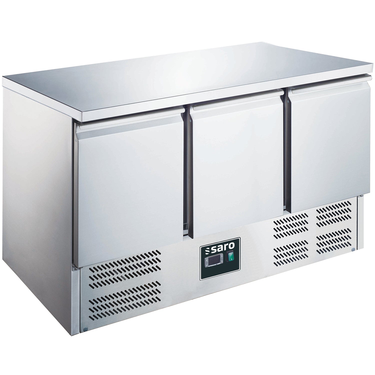 SARO Gekoelde werkbank met 3 deures, model ES 903 S/S TOP