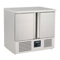 SARO Gekoelde werkbank met 2 deuren, model VIVIA S 901 S/S TOP PRO