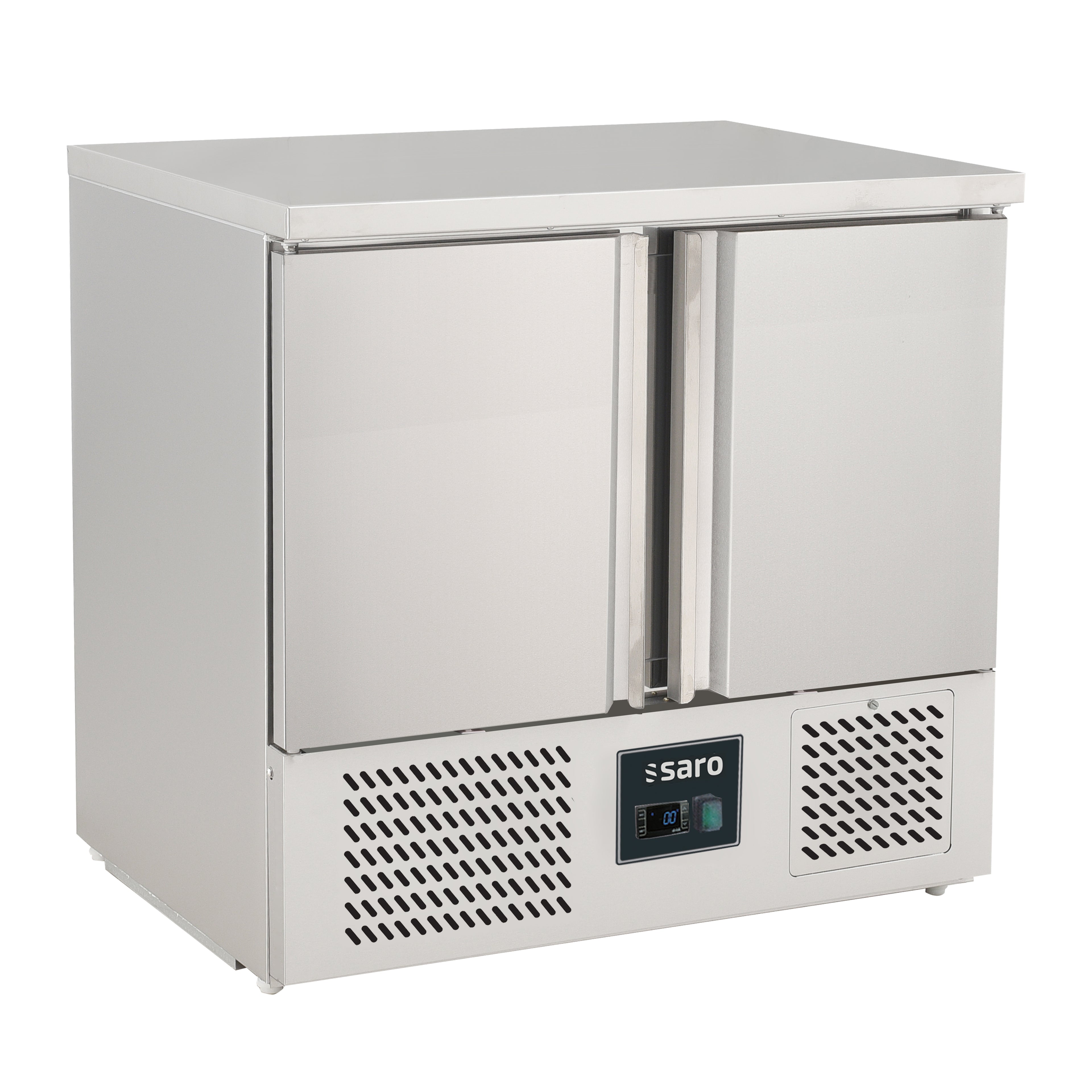SARO Gekoelde werkbank met 2 deuren, model VIVIA S 901 S/S TOP PRO