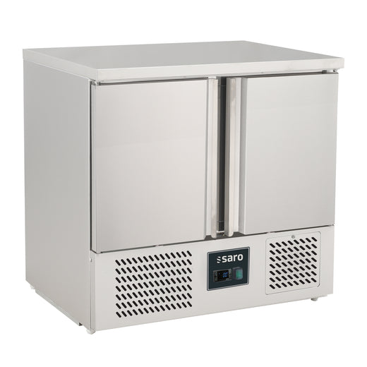 SARO Gekoelde werkbank met 2 deuren, model VIVIA S 901 S/S TOP PRO