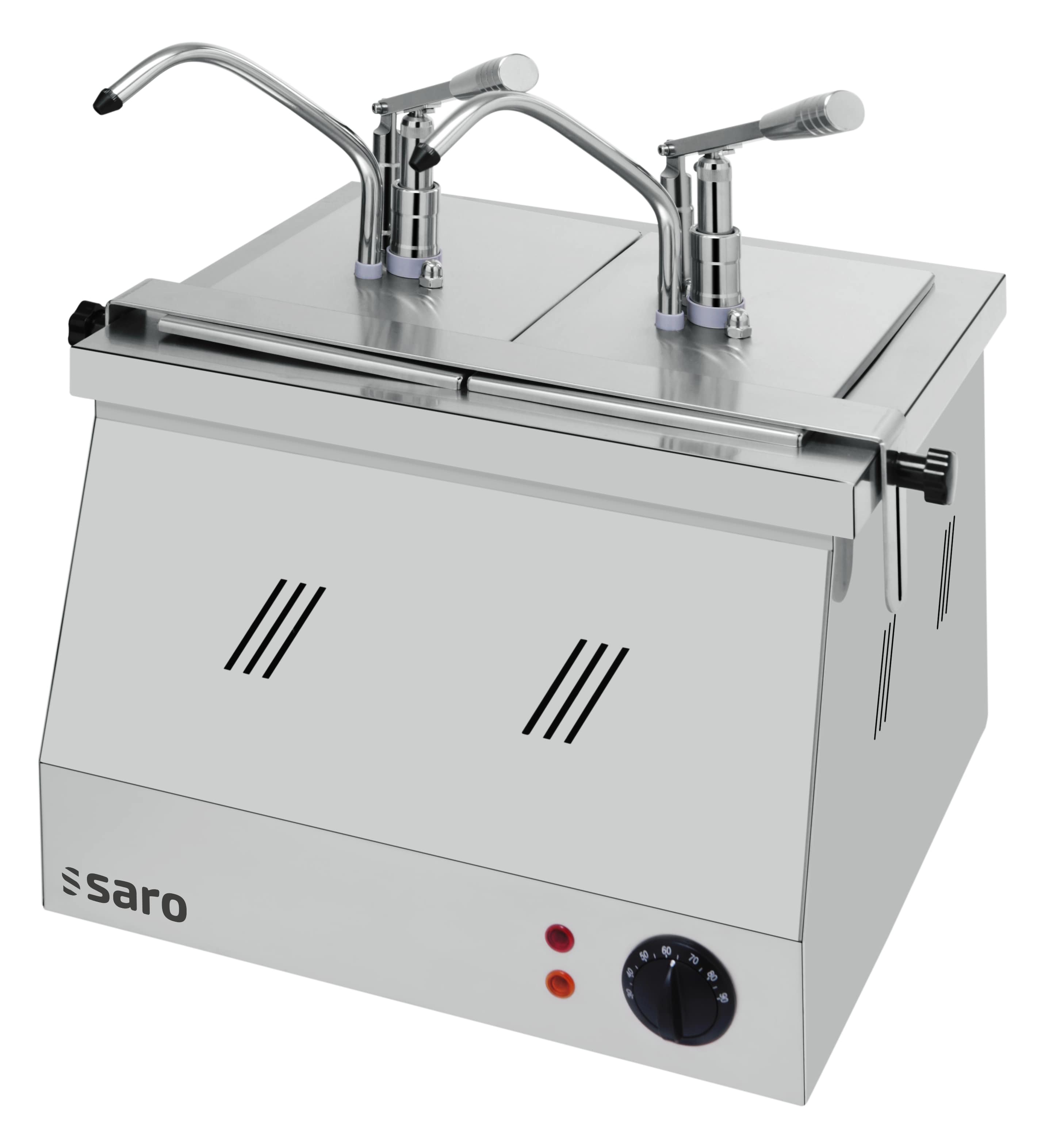 SARO Bainmarie 2 x 1/4 en 2 x 1/6 met pompkop model BM-0214