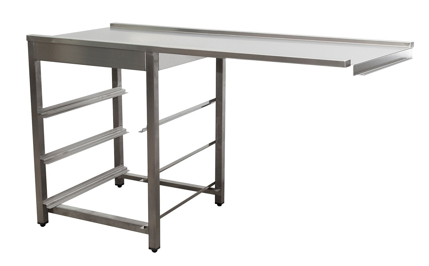 SARO afvoertafel voor vaatwasser rechts, 1 bak, 1600 mm