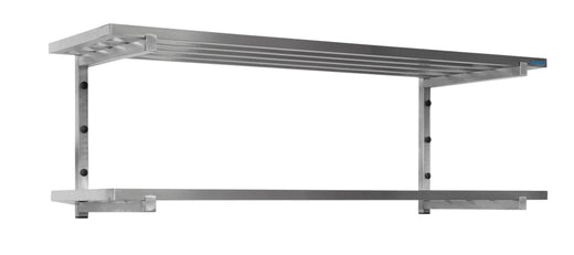 SARO wandschap met 2 open roosters, 1000mm