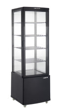 SARO Koelvitrine model PHIL AV, zwart