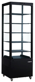 SARO Koelvitrine, zwart model LENN