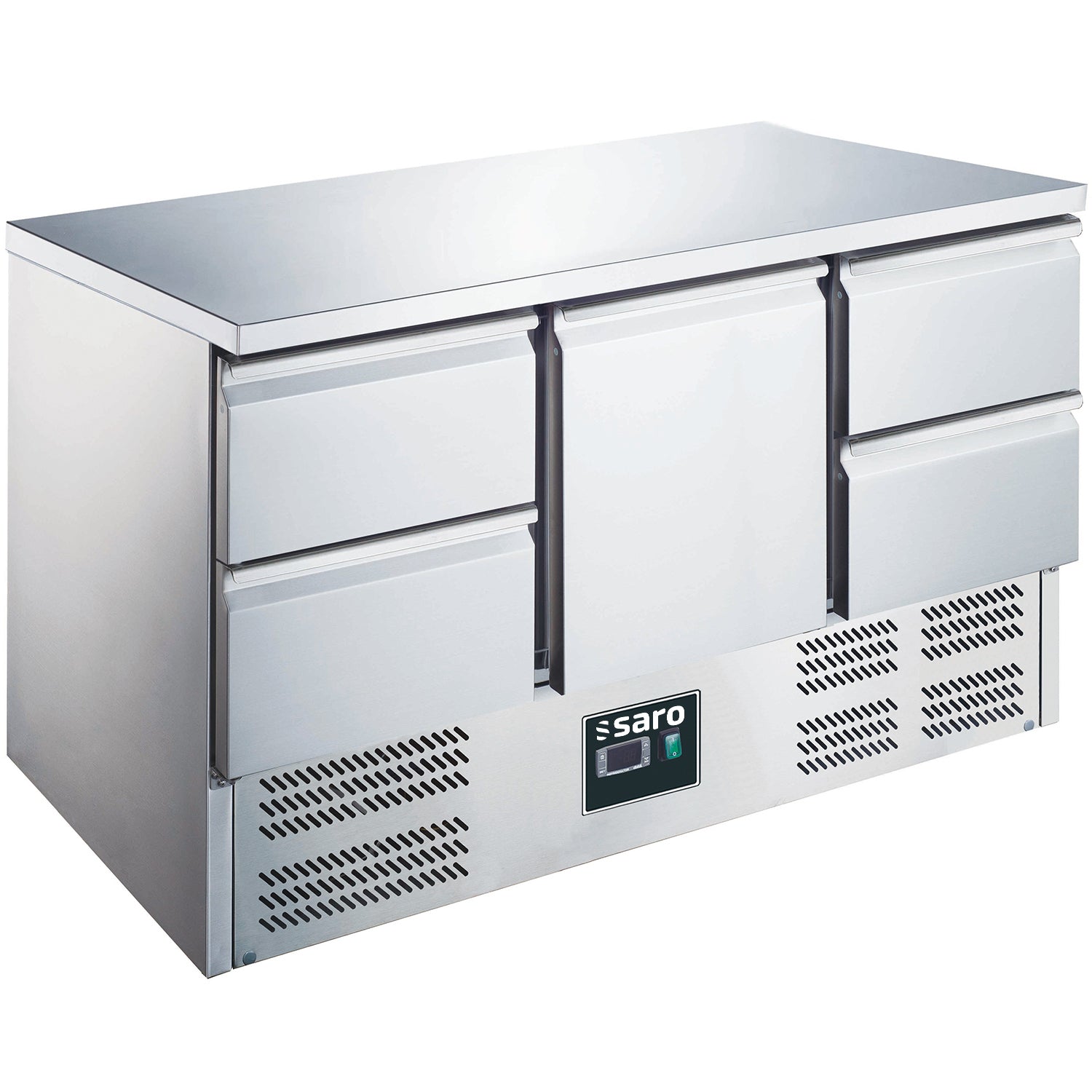 SARO Gekoelde werkbank met deur en lades, model ES 903 S/S TOP 1/4