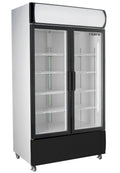 SARO Koelkast met 2 glasdeuren en reclame display model GTK 580