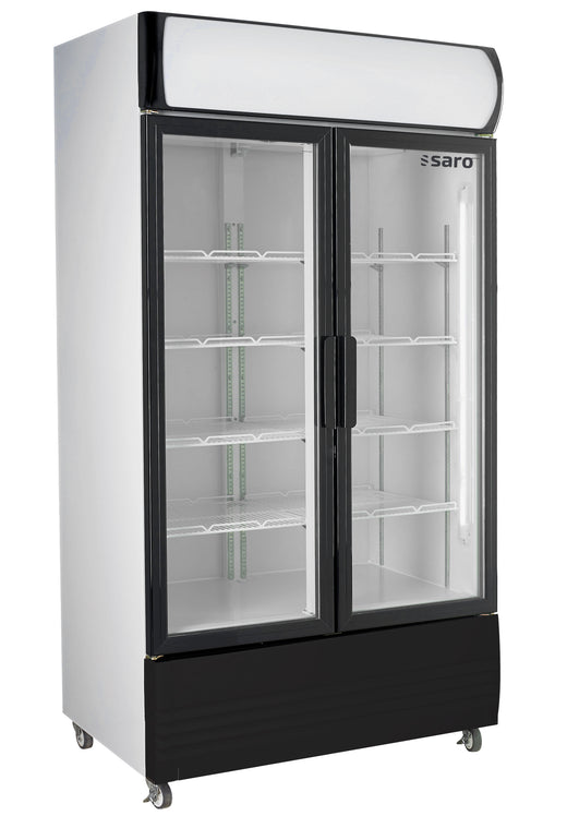 SARO Koelkast met 2 glasdeuren en reclame display model GTK 580